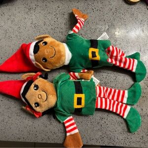 Festive Elf Plush Toys with Red Hats 13 total